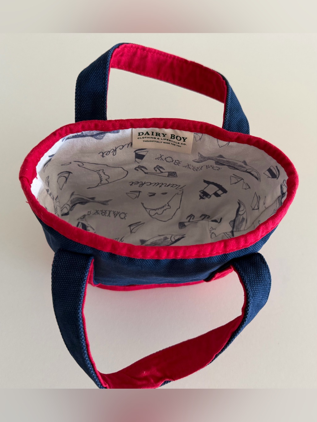 Dairy Boy Monogrammed Mini Tote — image 6 of 7